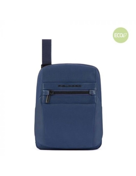 Tasche aus blauem Piquadro Woody-Stoff CA5748S117 / BLU