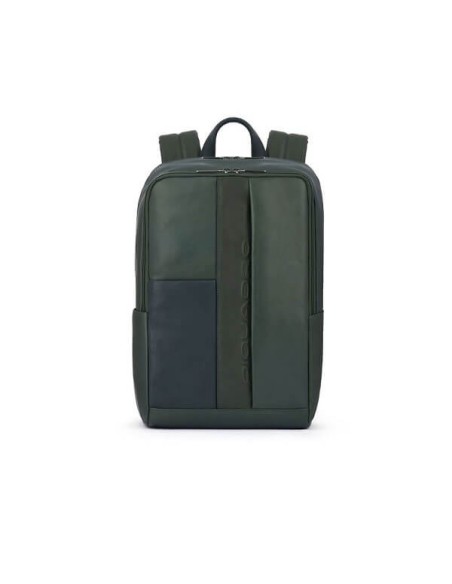 Piquadro Green leather backpack Steven line CA3214S118 / VE