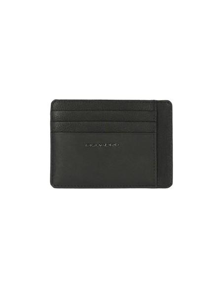 Piquadro Martin card holder in black leather PP2762S116R / N