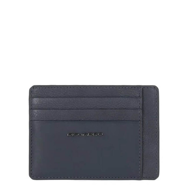 Piquadro Martin Kartenetui aus blauem Leder PP2762S116R / BLU