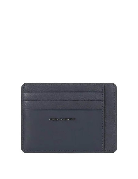 Piquadro Martin card holder in blue leather PP2762S116R / BLU