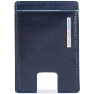 Piquadro Blue Square Kartenhalter Mitternachtsblau - PP4768B2R