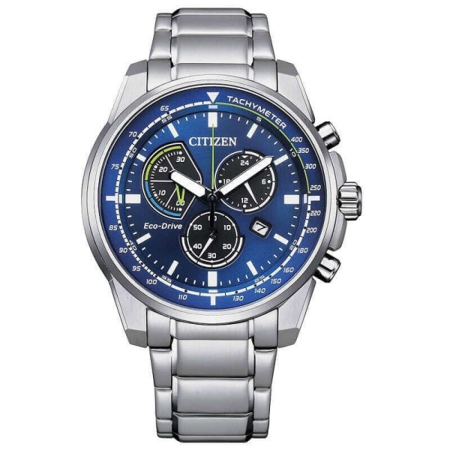 Orologio Citizen Chrono Eco-Drive Active blu - AT1190-87L