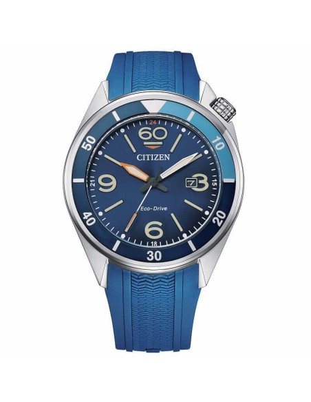 Orologio Citizen Seaplane Eco-Drive poliuretano blu - AW1719-18L