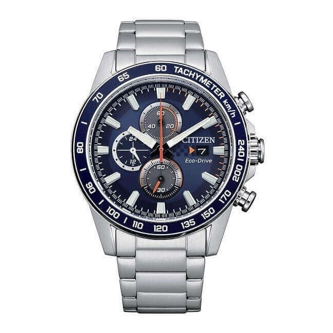 Orologio Citizen Chrono Racing Eco drive blu CA0780-87X