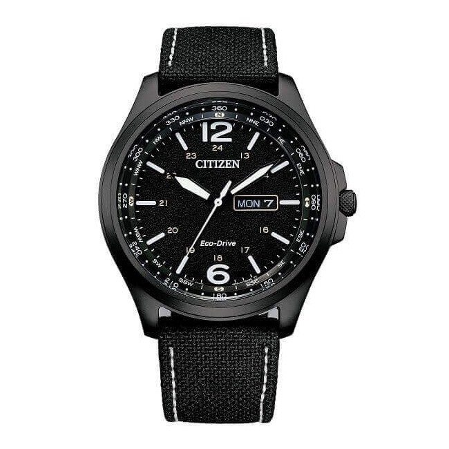Citizen Military Eco Drive Uhr schwarz AW0115-11E