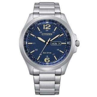 Orologio Citizen Military Eco drive blu AW0110-82L