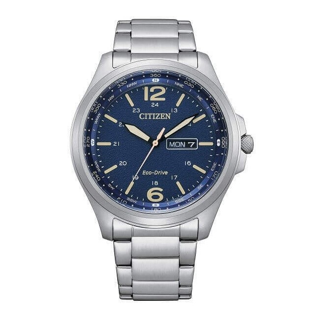 Citizen Military Eco Drive Uhr blau AW0110-82L
