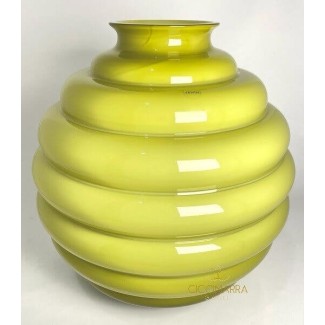 Venini Deko Vase mittel grüner Apfel 707.10