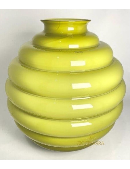 Venini Deco vase medium green apple 707.10