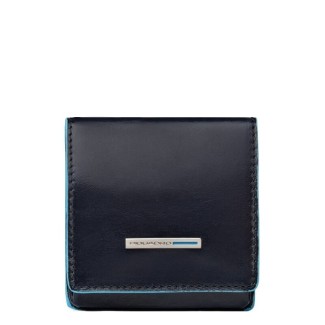 Piquadro Blu PU2634B2 / BLU square heel coin purse