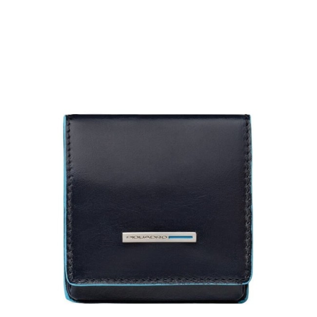 Piquadro Blu PU2634B2 / BLU square heel coin purse