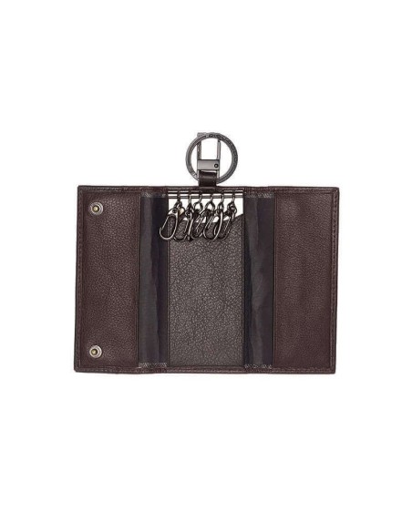 Portachiavi Piquadro marrone con moschettone - PC1397P15/M