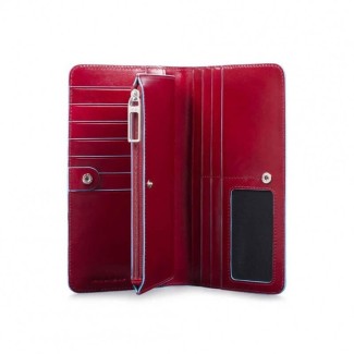 Piquadro Blue Square Damengeldbörse rot PD4573B2R