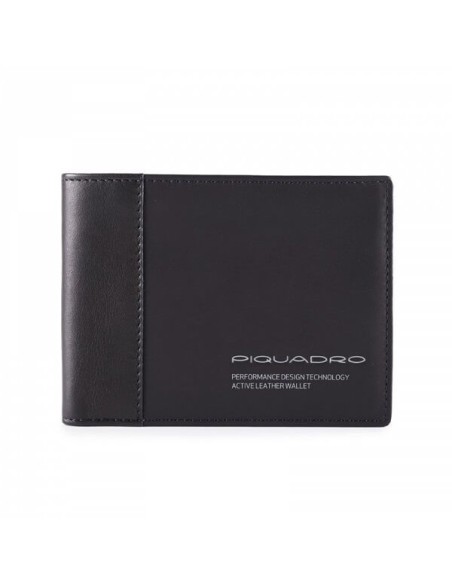 Piquadro Downtown Geldbörse schwarz - PU257DTR / N