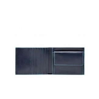 Portafoglio Piquadro Blue Square blu notte PU1239B2