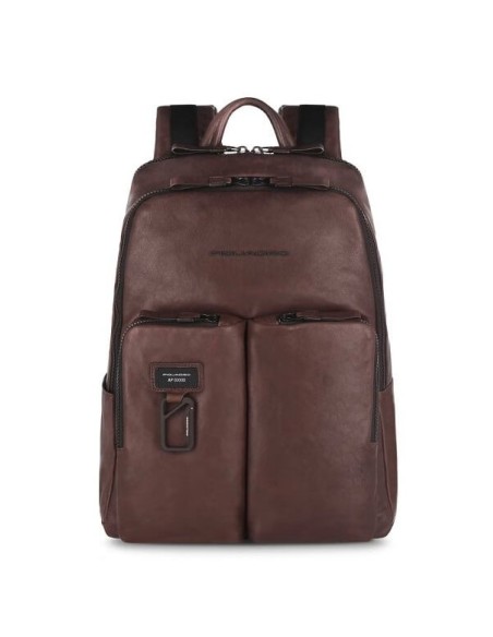 Rucksack für PC und Ipad Piquadro Harper dunkelbraun CA3869AP / TM
