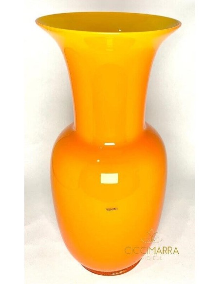 Venini Opal Vase Limited Edition Orange und Grün - 706.22