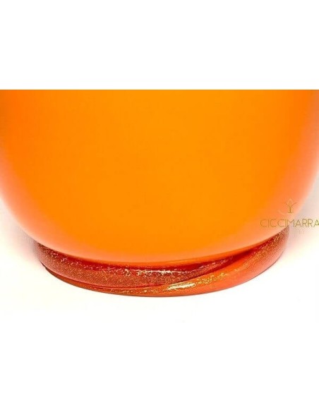 Venini Opal Vase Limited Edition Orange und Grün - 706.22