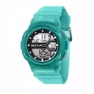 Orologio digitale Sector Ex-39 verde acqua - R3251547003