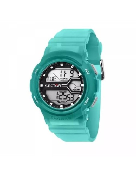 Sector Ex-39 Wassergrüne Digitaluhr - R3251547003