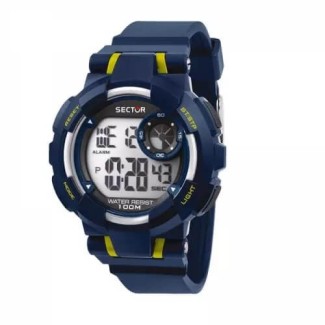 Sector Ex-36 digitale blaue Herrenuhr – R3251283002