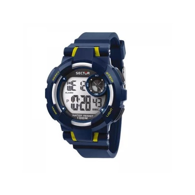 Sector Ex-36 digitale blaue Herrenuhr – R3251283002