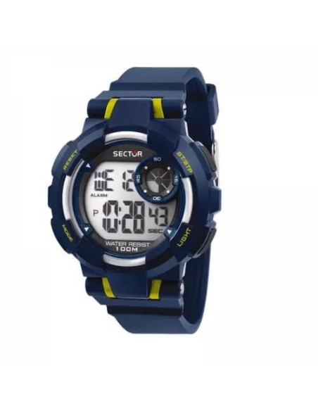 Sector Ex-36 digital blue men's watch - R3251283002
