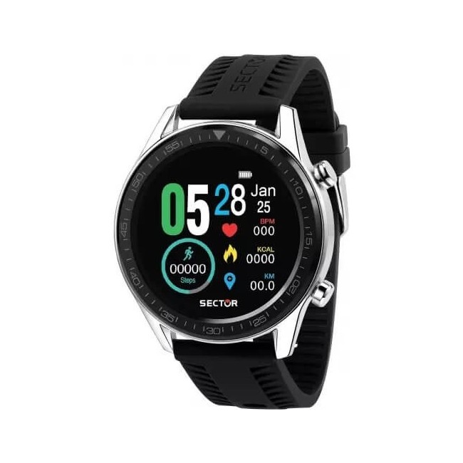Orologio Smartwatch uomo Sector S02 nero - R3251232001