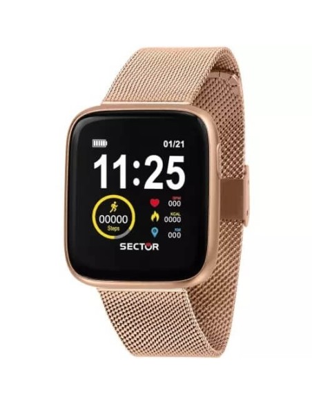 Sector S04 Roségoldene Smartwatch-Uhr