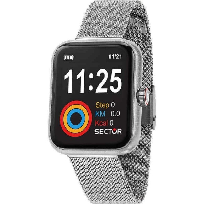 Smartwatch Sector S04 steel silver - R3253158003
