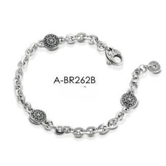 Bracciale Ananda in argento con rosa dei venti  A-BR262B