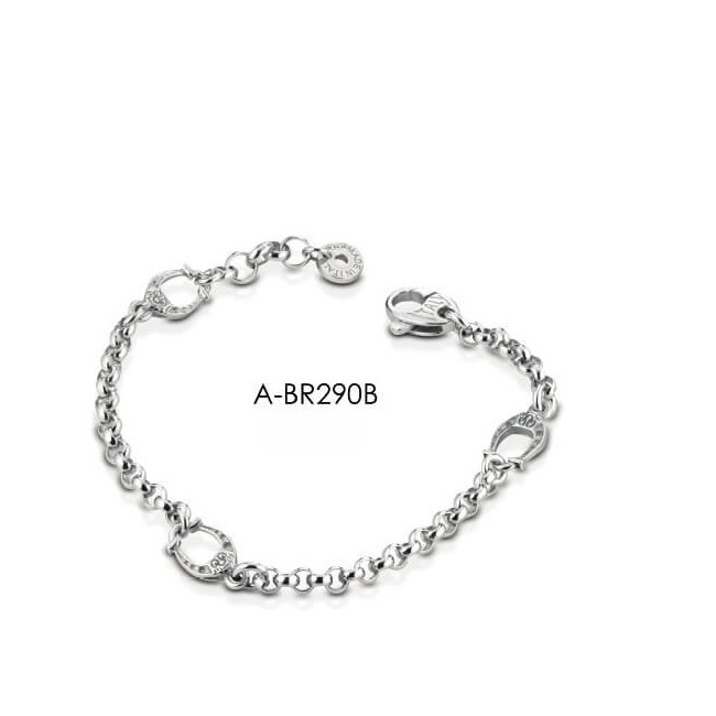 Ananda Armband in Silber mit drei Hufeisen A-BR290B