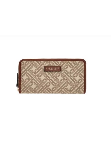 The Bridge Anna women's wallet sand and leather 0187205A