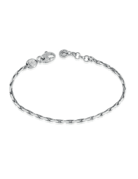 Ananda Herren-Silberarmband mit Windrose-Anhänger A-BR198B