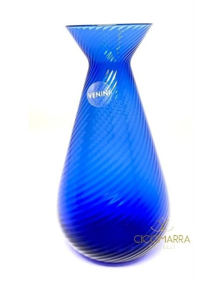 Vaso Venini Gemme Rigadin Zaffiro  - 100.35