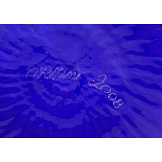 Venini Gemme Rigadin Sapphire Vase - 100.35 2