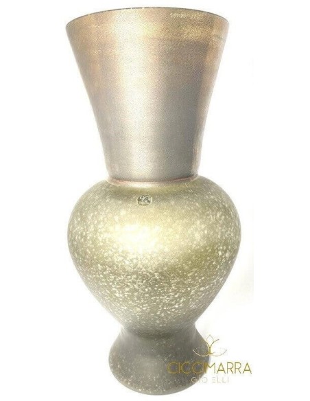 Vaso Re Venini Edizione Limitata2011 grigio con bolle 515.13