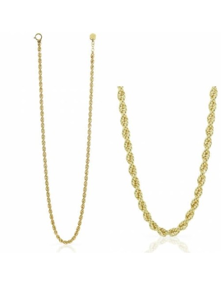 Collana fune lunga UnoaErre in bronzo dorato - 1AR1659