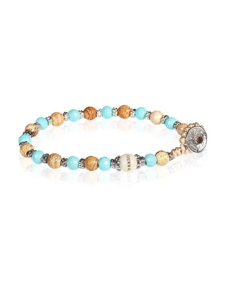 Bracciale uomo Gerba LAB52 con turchese e paesina