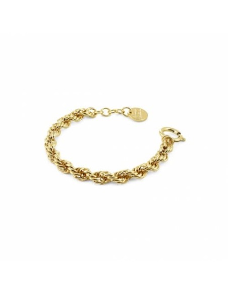 Bracciale UnoaErre a fune in bronzo dorato - 1AR1663