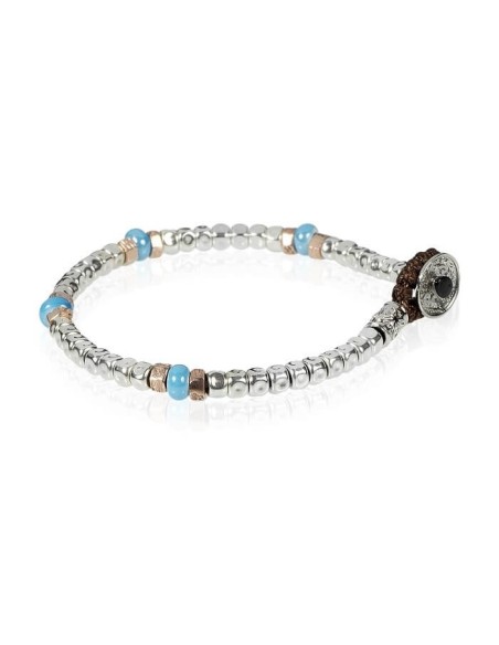 Gerba Collection03 bracelet in silver and murrine - BRN03