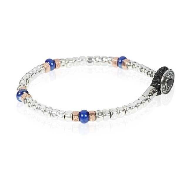Bracciale pepite Gerba Collection05 in argento e murrine BRN05
