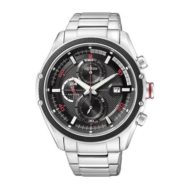 Titanium watch with chronograph eco-drive - CA0120-51E