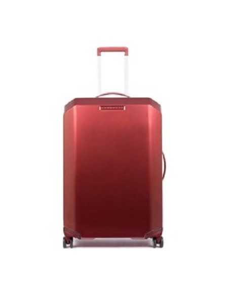 Trolley Piquadro medio quattro ruote rigido rosso PiQ3 - BV4427CB/R