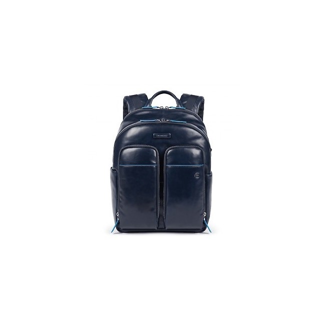 Piquadro Zaino in pelle blu linea Blue Square CA5574B2V/BLU
