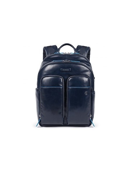 Piquadro Zaino in pelle blu linea Blue Square CA5574B2V/BLU