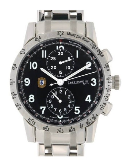 Orologio Eberhard Tazio Nuvolari Legend nero - 31036CA