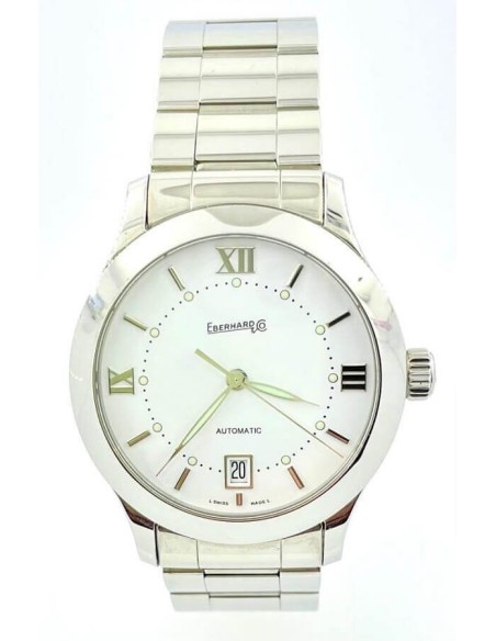 Eberhard Aiglon Uhr Automatik weiss 41116.S CA2