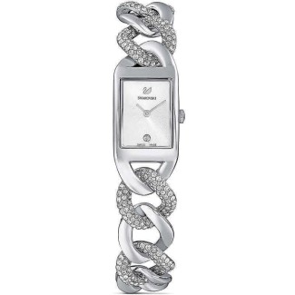 Women's Swarovski Cocktail Watch Silver and Crystals - 5519330